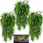 HERCOCCI 3 Pack Reptile Plants, Terrarium Hanging Plants Vines Artificial by HERCOCCI