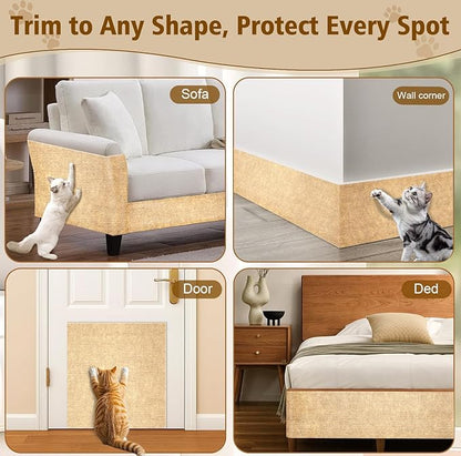 Cat Scratch Furniture Protector – DIY Climb Scratch Mat, Cat Scratch Pad - Image 5