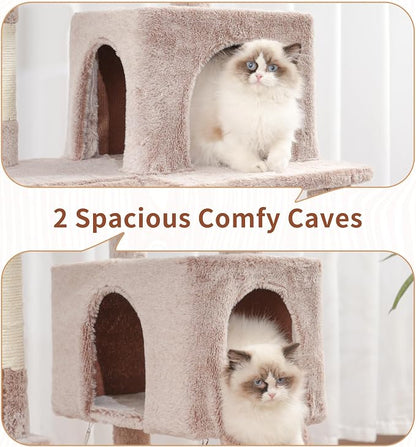 Cat Tree for Indoor Cats, Sturdy Cat Tree House - Image 4