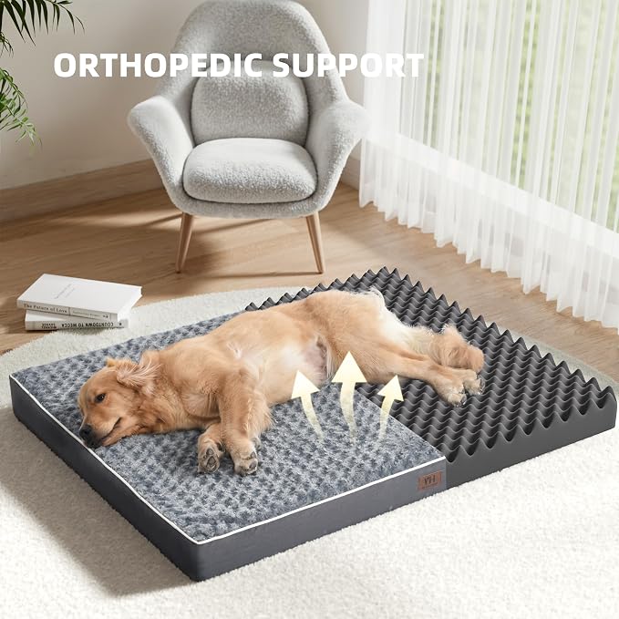 WESTERN HOME WH Large Dog Bed for Extra Large, Huge Dogs, Orthopedic Pet Bed - Image 2