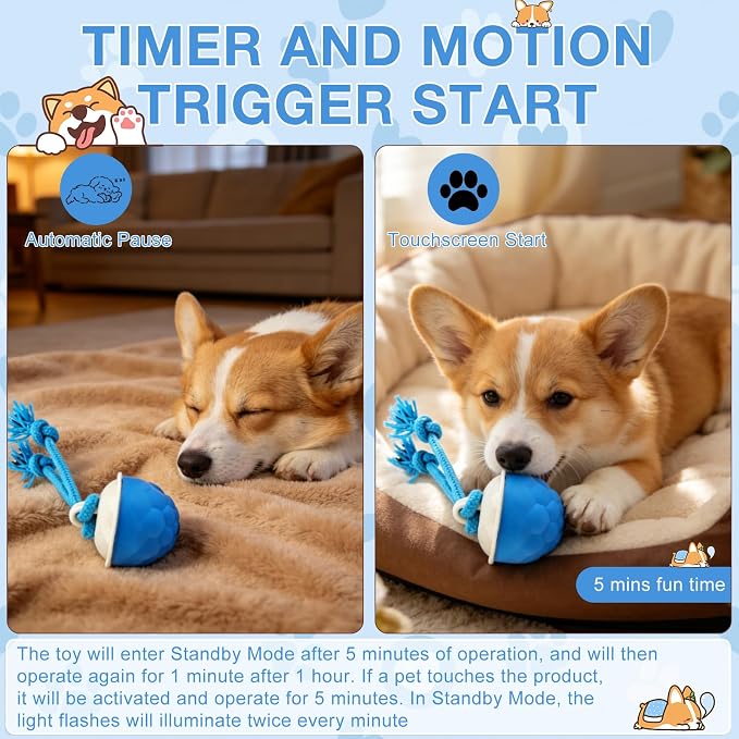 Interactive Dog Ball Toy, 2026 Upgraded Automatic Rolling Ball - Image 6
