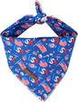 lionet paws Patriotic 4th of July Dog Bandana American Flag by lionetpaws