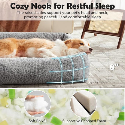 JOEJOY Large Dog Beds Large Sized Dog, Washable Orthopedic Premium Soft - Image 2