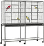 PawHut 65" Double Rolling Metal Bird Cage by PawHut