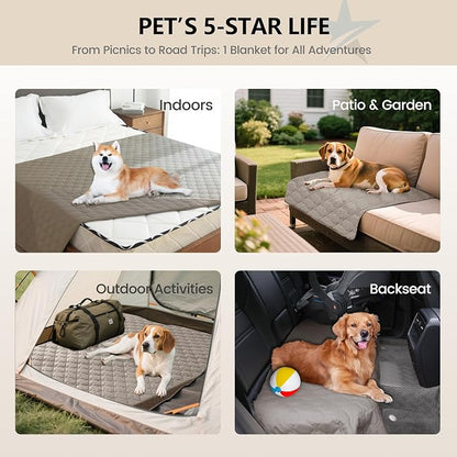 gogobunny 3X Stronger Waterproof Pet Blanket, Scratch Proof Furniture Protector - Image 2