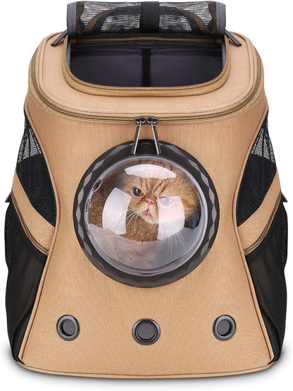 LOLLIMEOW Large Pet Carrier Backpack, Bubble Backpack Carrier by Lollimeow
