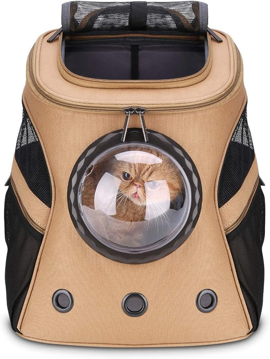 LOLLIMEOW Large Pet Carrier Backpack, Bubble Backpack Carrier by Lollimeow