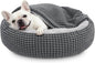 SIWA MARY Dog Bed with Attached Blanket by SIWAMARY
