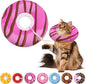 Cat Cone Collar Soft, Adjustable Cat Recovery Collars to Stop Licking, Cute by Seyezo