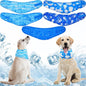 Talltalk 5 Pieces Dog Cooling Bandanas Neck Wraps Ice Scarf Pet Dog Cooling by Talltalk