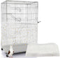 Bird Cage Cover, 60-118'' Large, 31.5'' H Adjustable Nylon Mesh Net, Soft Airy by LYMOI