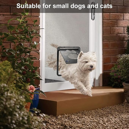Ownpets Pet Screen Door, Inside Door 8x10x0.4 inch, Lockable Magnetic Flap - Image 8