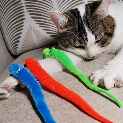 Cat Toy Worm Refills, 24 Pieces Interactive Cat Wand Attachments Worms Toy - Image 2