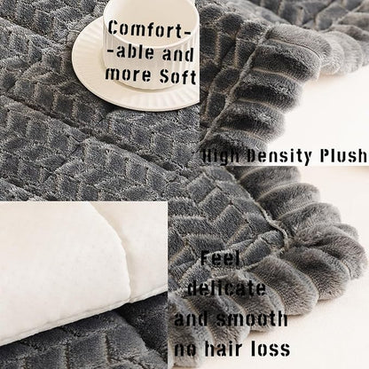 Sofa Cover Fuzzy Couch Cover for Pet, Couch Covers for Dogs Washable Non-Slip - Image 4