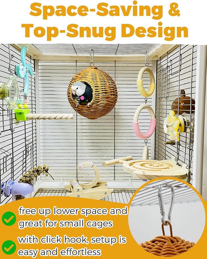 Chewproof Steel Frame Bird Nest - Image 3