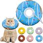 Cat Cone Collar Soft, Adjustable Cat Recovery Collar Kitten Cones to Stop by Seyezo
