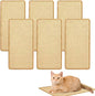 6 Pcs Cat Scratcher Mat, Sisal Cat Scratching Pad Scratch Mat by MOSIOBERDAVIAN
