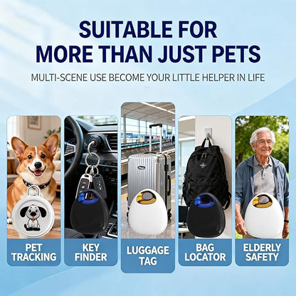 GPS Pet Tracker with Apple Find My Network, Android Compatibility, Real-Time - Image 6