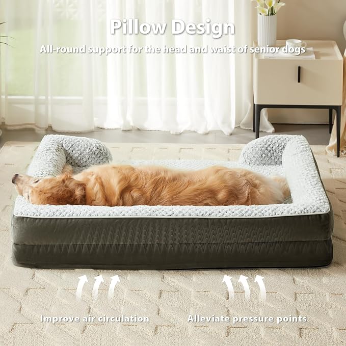 Orthopedic Dog Bed for Medium Dogs, Egg Crate Foam Bed for Medium Dogs - Image 2