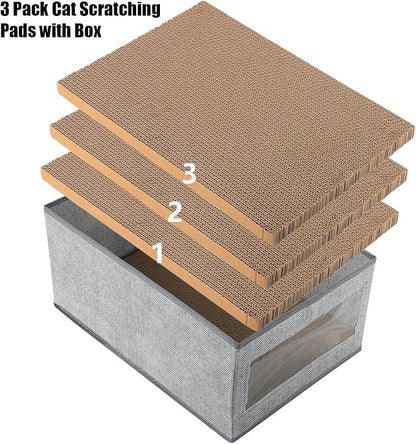 Kichwit Large Cat Scratching Pads, Reversible Cat Scratching Board, 16.5" x - Image 2