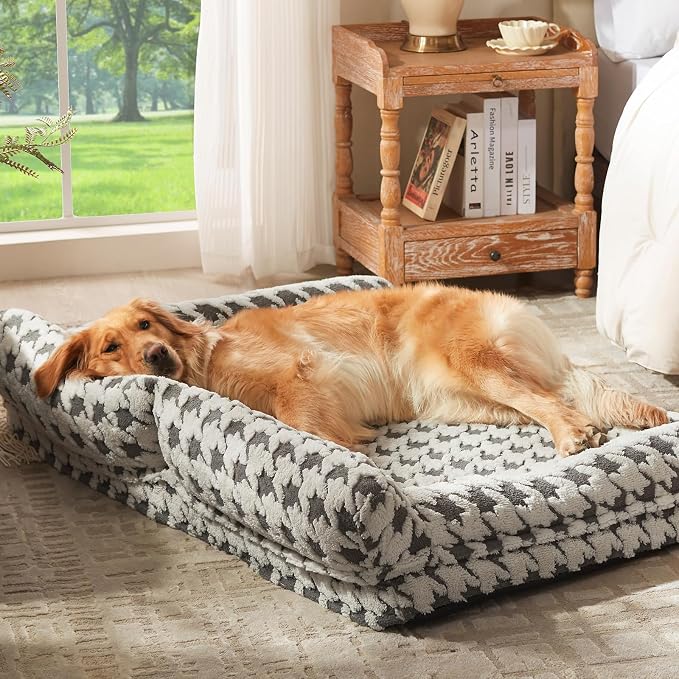 FURTIME Orthopedic Dog Beds Large Sized Dog, XXL Washable Memory Foam Pet Couch - Image 9