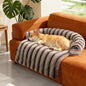 Large Dog Couch Bed, Fluffy Washable Couch Protector by WATANIYAPET