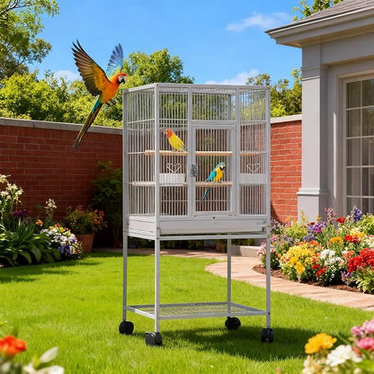 52'' Wrought Iron Birdcage - Image 7