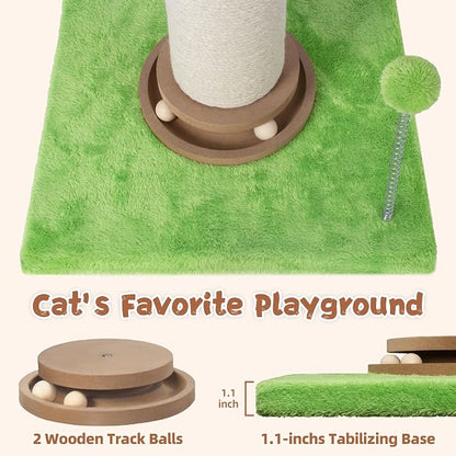 Fantasreen Scratching Post 25 Inch Tall Cat Scratcher - Image 2