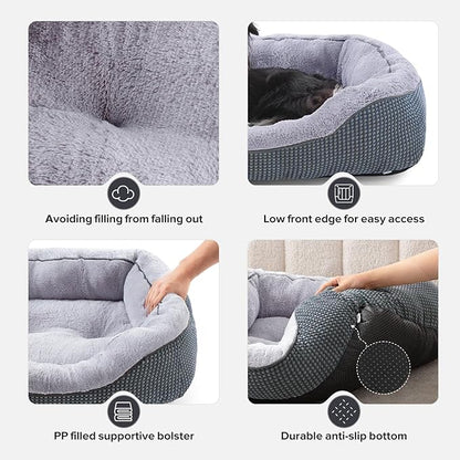 INVENHO Large Dog Beds Large Sized, Washable Orthopedic Warming Soft Sleeping - Image 6