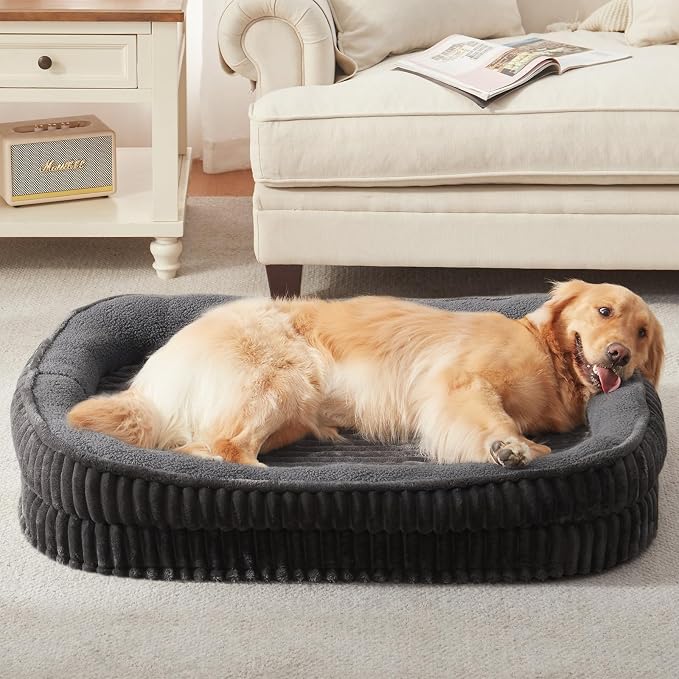 Orthopedic Dog Bed for Medium Dogs Breeds, High Density Egg Crate Foam Dog Sofa - Image 8