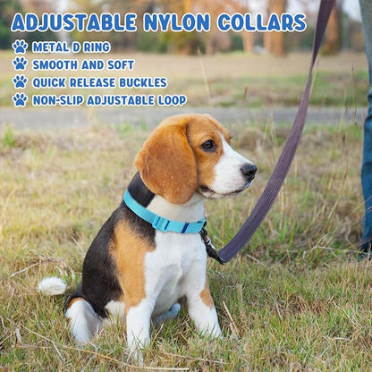 Amylove 27 Pcs Dog Collar Bulk Adjustable Nylon Puppy Collar - Image 6