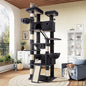 SHA CERLIN 81in Multi-Level Tall Cat Tree Tower by SHACERLIN