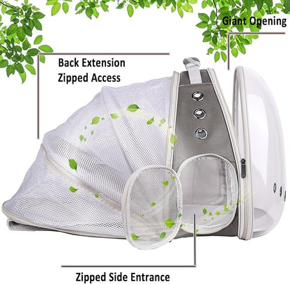 Expandable Carrier Backpack for Kitten Bunny and Small Puppy, Vented - Image 5