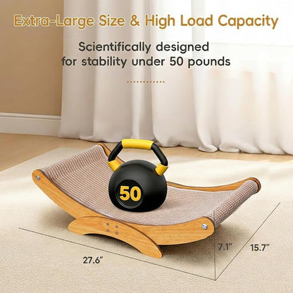 Extra-Larger Cat Scratcher Bed for Indoor Cats - Image 2