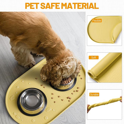 Hubulk 100% Waterproof Silicone Pet Feeding Mat - Image 5