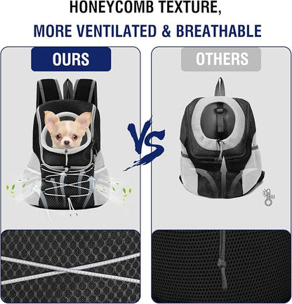 Pawaboo Pet Dog Carrier Backpack, Puppy Dog Travel Front Carrier - Image 3
