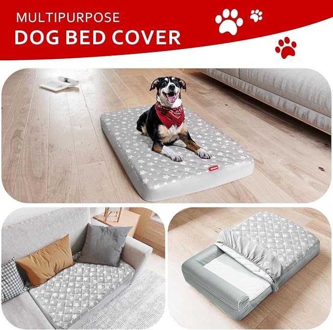 Waterproof Dog Bed Covers Replacement Washable Pet Hair Easy to Remove - Image 8