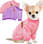 2 Pcs Dog Sweaters for Small Dogs Girl Boy Winter Fleece Clothes Warm Soft Dog by BAOBICUTE