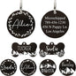 UltraJoys Stainless Steel Pet ID Tag Dog Name Tags Personalized Front and Back by UltraJoys