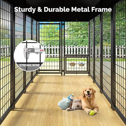 Sino Luban 2PCS Outdoor Dog Kennel Outside Run - Image 5