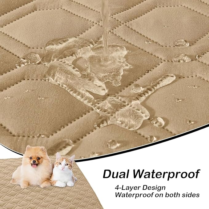 hyha Waterproof Dog Bed Blanket, Soft Pet Blankets, Waterproof Couch Cover - Image 3