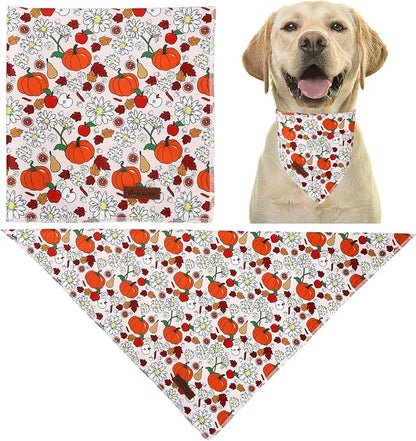 Pet Collar-Autumn Daisy Dog Collars-Pink Grid Puppy Collar-Adjustable, Sturdy & - Image 4