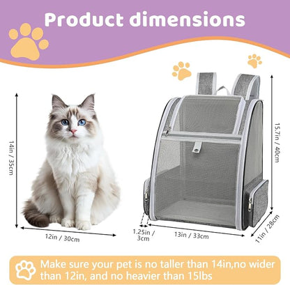 Cat Backpack Carrier Large Pet Backpack - Image 2