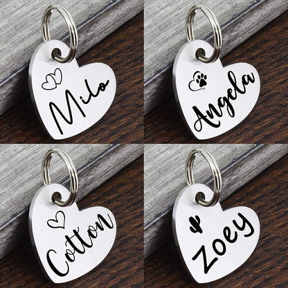 Ultra Joys Dog ID Tag, Custom Dog Tag Personalized Cat Tag, Pet ID Tag - Image 3