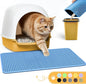 Cat Litter Mat - 23.2'' x 14.6'' Small Litter Trapping Mat, Waterproof by Powools