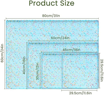 Ptlom Dog Food Mat Anti-Slip Dog Bowl Mats - Image 2