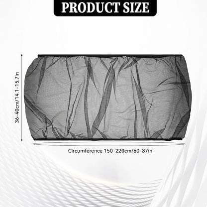 Large Bird Cage Seed Catcher, Stretchy Bird Cage Cover, Soft Nylon Mesh Skirt - Image 2