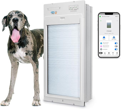 Power Pet® Automatic Roll-Up Pet Door by High Tech Pet – Motorized Vertical Door by HighTechPet