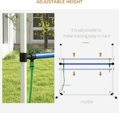 PawHut 4 Piece Dog Agility Training Equipment Set - Image 4