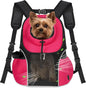 WOYYHO Pet Dog Carrier Backpack Small Dog Front Backpack Ventilated Mesh Dog by WOYYHO